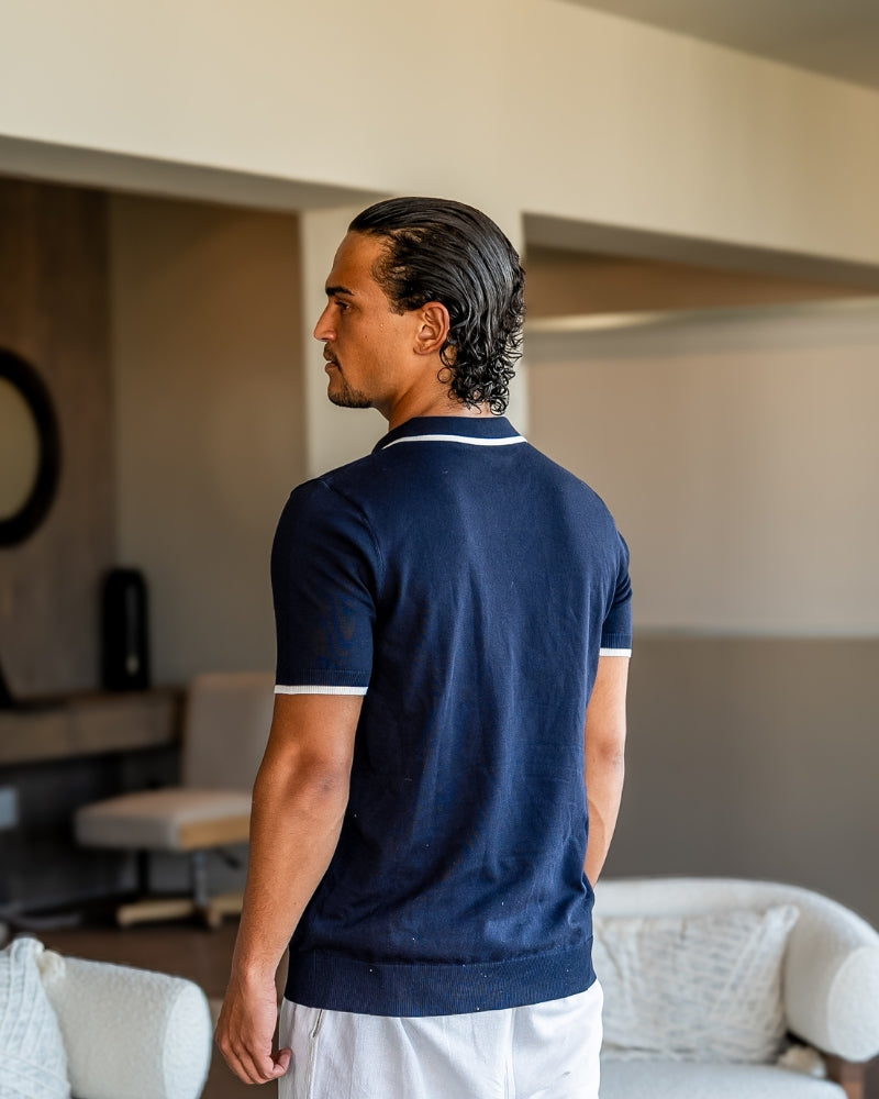 Ellis™ | Navy Elegance Polo