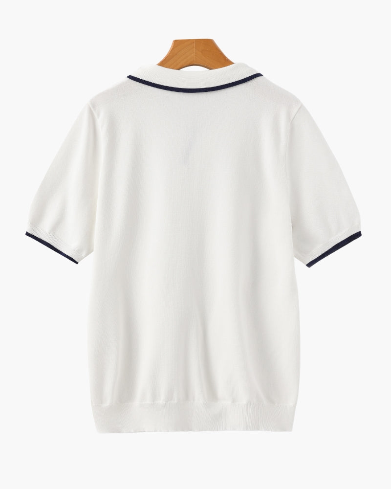 Ellis™ | Navy Elegance Polo