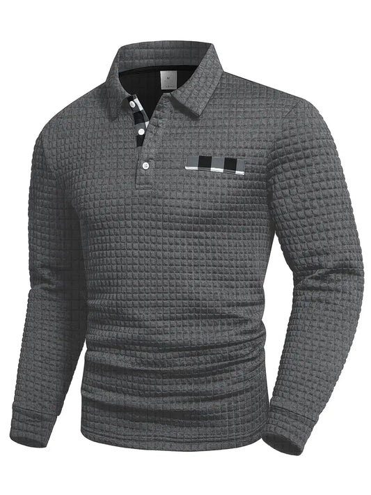 Jasper™ | Textured Long-Sleeve Shirt