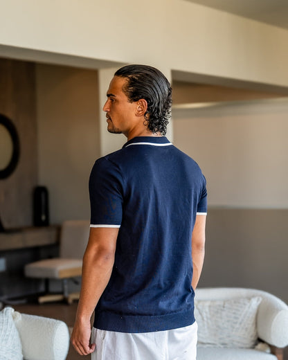 Ellis™ | Navy Elegance Polo